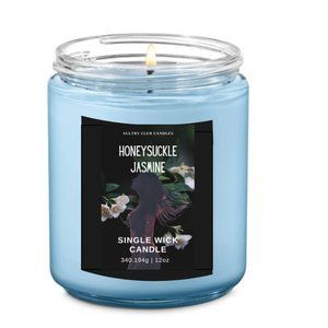 Honeysuckle Jasmine Single Wick Candle 12 Oz